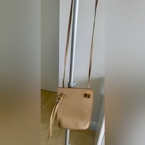 Loewe Tan Leather Crossbody with Gold Logo Accent, original dust bag